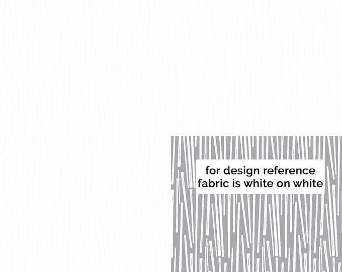 Picholine Swizzle Stick Fabric // Clothworks Y2975-1 White by the HALF YARD