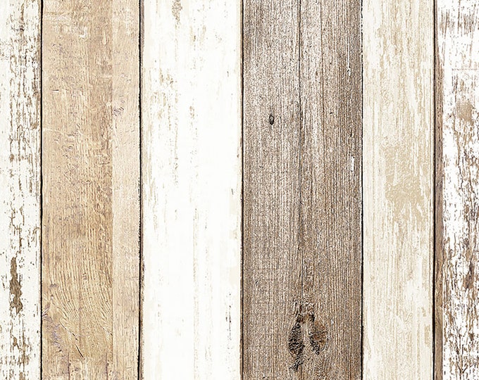 Home Cotton Blossoms Weathered Wood Fabric // Timeless Treasures C7178-Multi by the HALF YARD