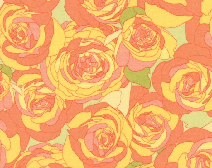 Acreage Rose Spray Fabric // Moda 45501 14 by the HALF YARD