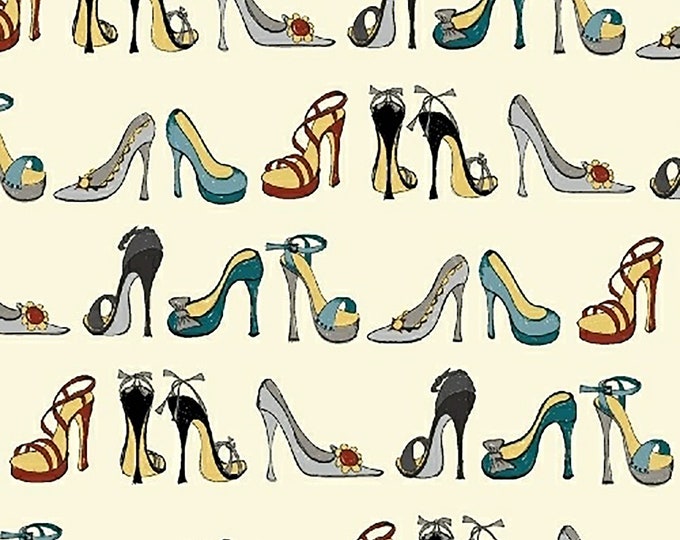 Girls Night Out Shoe Fabric // Windham 43075-1 by the Half Yard