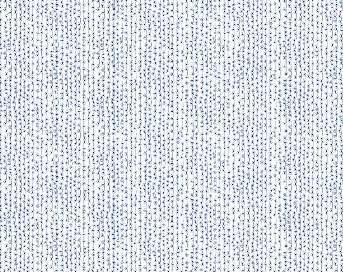 Indigo Vine Fabric // Clothworks Y3296-1 by the Half Yard