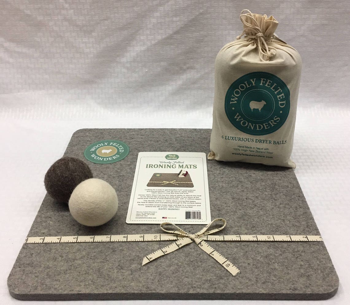 24 Wooly Felted Wonders Wool Ironing Mat Pressing Etsy