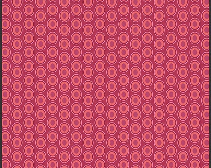 AGF Oval Elements Cranberry Fabric // Art Gallery OE-913 by the Half Yard