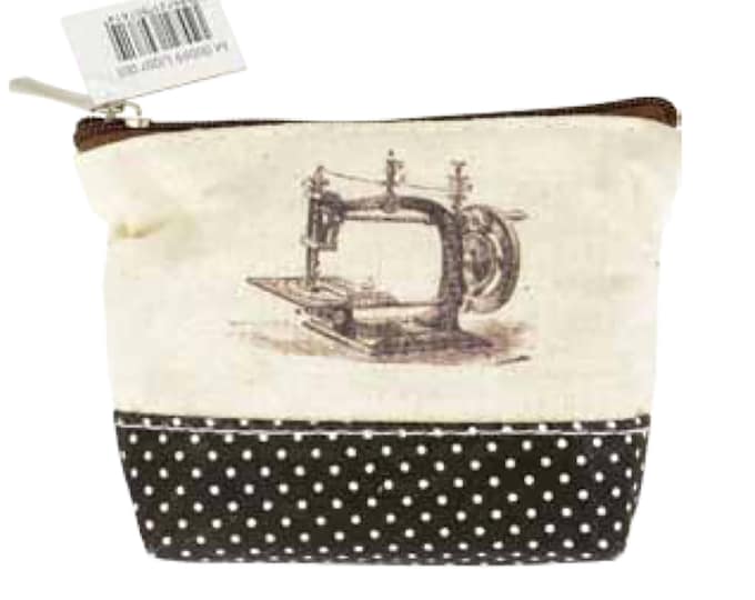 Kit Couture Vintage Sewing Machine Sewing Kit Zipper Pouch M00599 U007 001