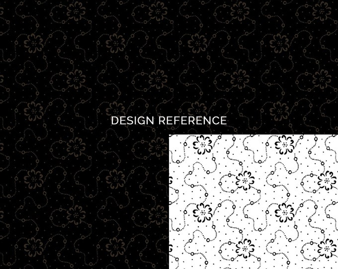 Domino Effect Chantilly Floral Fabric // Kanvas Studio 12420-99 by the Half Yard