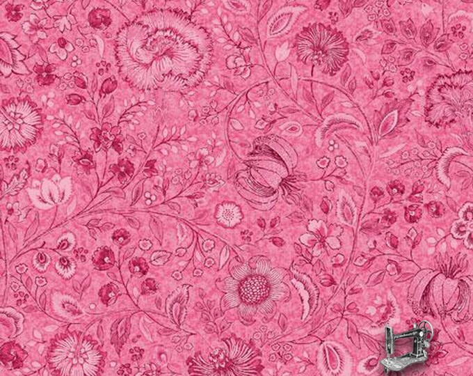 REMNANT 9" Samsara Pink Floral Fabric // Paintbrush Studio 120-12451