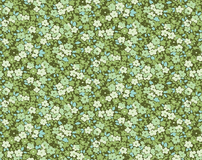 Sleepovers Makeovers Fabric // Benartex 13577-40 by the Half Yard Green