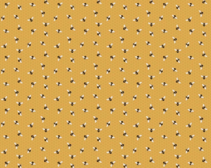 BEE Kind Honeycomb Fabric // Northcott Studio 23790-53 by the HALF YARD
