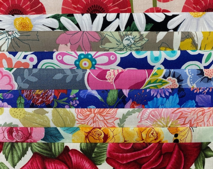 Starter Kit // Collage Kit Floral Cuts // Clothworks // Dear Stella // Timeless Treasures // Michael Miller // Art Gallery // FreeSpirit CCD