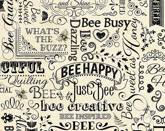 bee-hive-rules-bee-words-by-timeless-treasures-fabric-c7172-natural-by