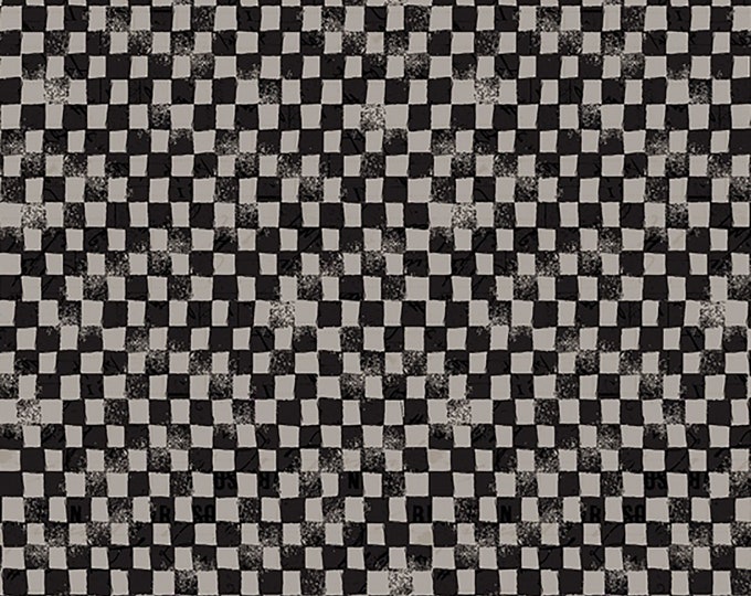 Life's Recipes Checker Board Fabric // Windham Fabrics 52438-3 by the Half Yard