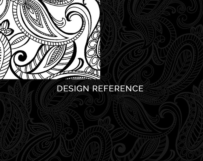 Night & Day 2 Paisley Fabric // Kanvas Studio 10402-12 by the Half Yard