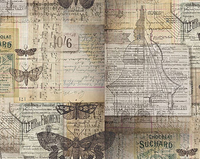 Tim Holtz Foundations Melange Fabric // FreeSpirit PWTH001.NEUTR by the Half Yard