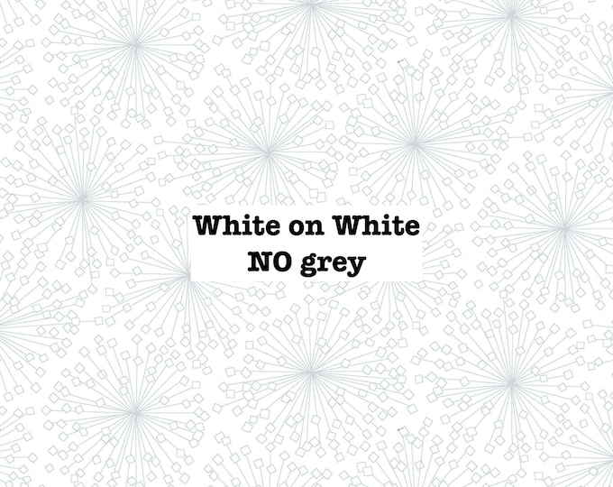 Quilter's Flour II Dandelion Wisps Fabric // Henry Glass & Co 9434-01W by the HALF YARD