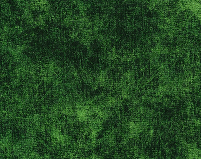 Miyako Denim Green Fabric // RJR Studios 3212-003 by the HALF YARD