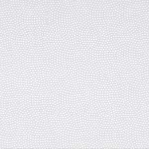 May include: White fabric with a subtle, repeating pattern of small, evenly spaced dots.