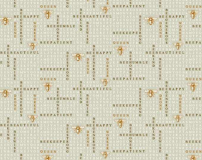 Summer School Bee Humble Fabric // Windham Fabrics 52461-3 by the HALF YARD