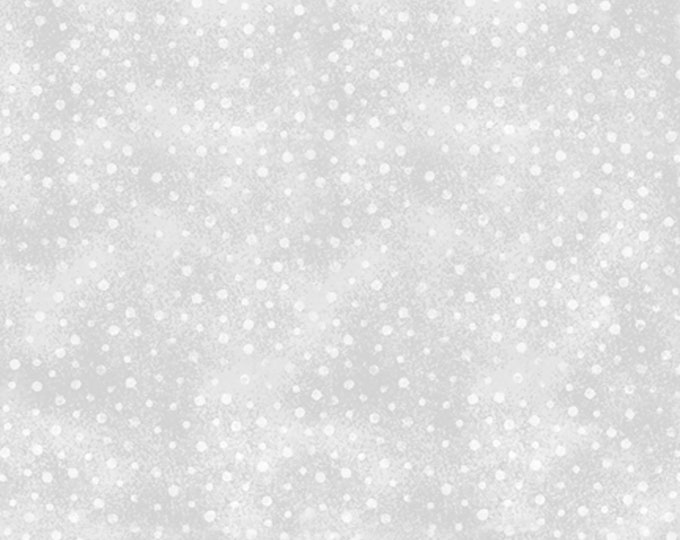 Norway Dots Fabric // David Textiles DT-4916-5C-5 Glacial Ice by the Half Yard