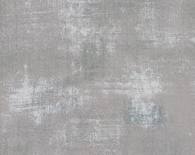 Grunge Basics New Silver Fabric // BasicGrey // Moda Fabrics 30150 418 by the HALF YARD