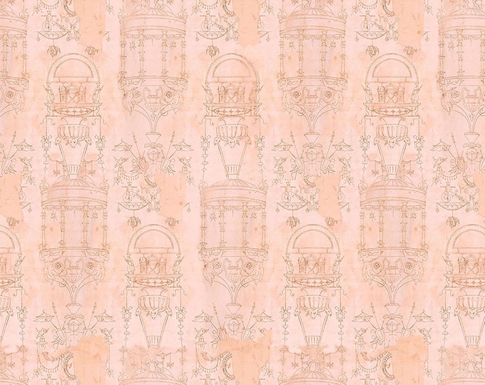 Tim Holtz Pink Palette Toile Fabric // FreeSpirit PWTH218.PINK by the Half Yard