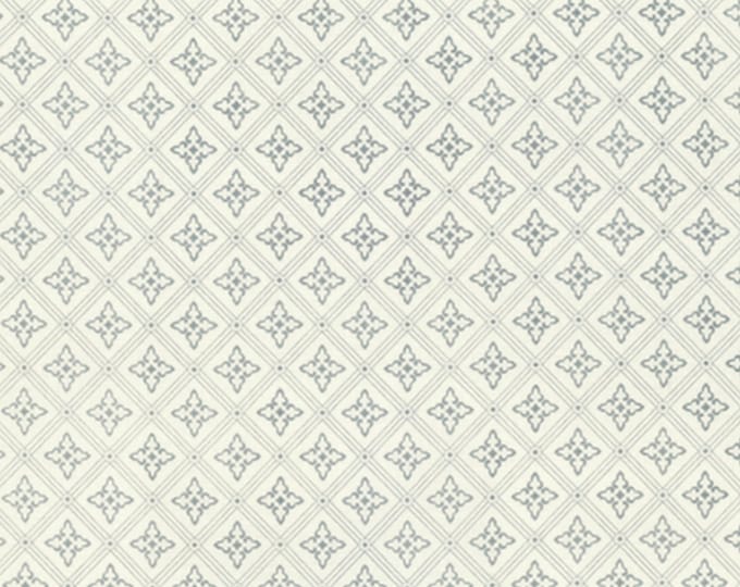 Tim Holtz Foundations Geometric Tiles Fabric // FreeSpirit PWTH045.8BLUE by the Half Yard