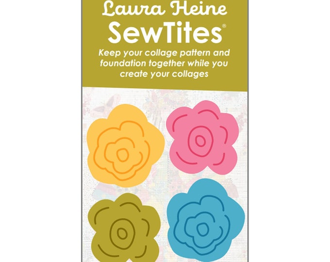 Sew Tites 4 Magnetic Flowers // Laura Heine // Fiberworks FWLHST