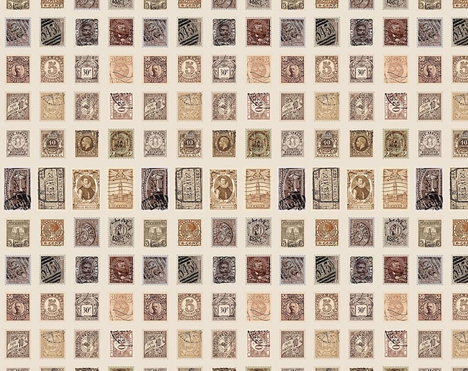 Tim Holtz NEUTRAL Palette Stamps Fabric // FreeSpirit PWTH251.NEUTRAL by the Half Yard