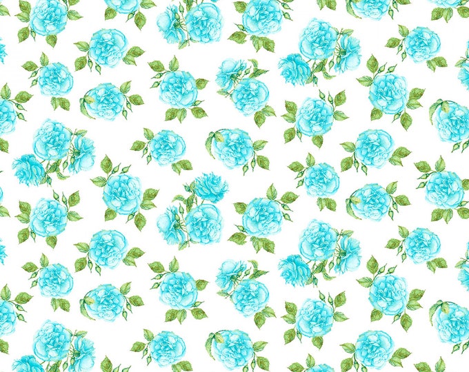 Love Letters Mini Roses Morning Glory // Windham 51416-3 by the Half Yard