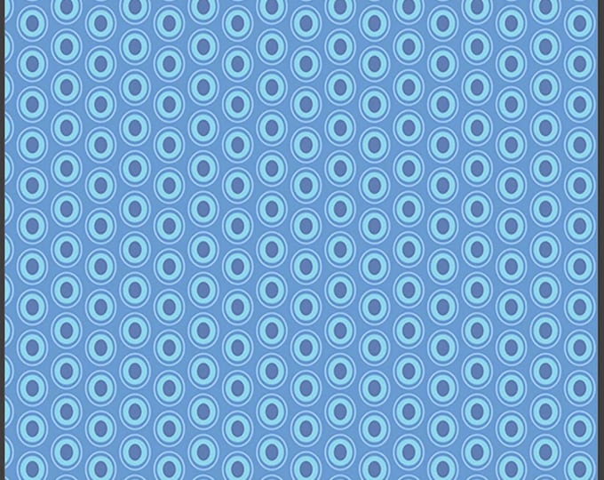 AGF Oval Elements Sapphire Fabric // Art Gallery OE-932 by the Half Yard