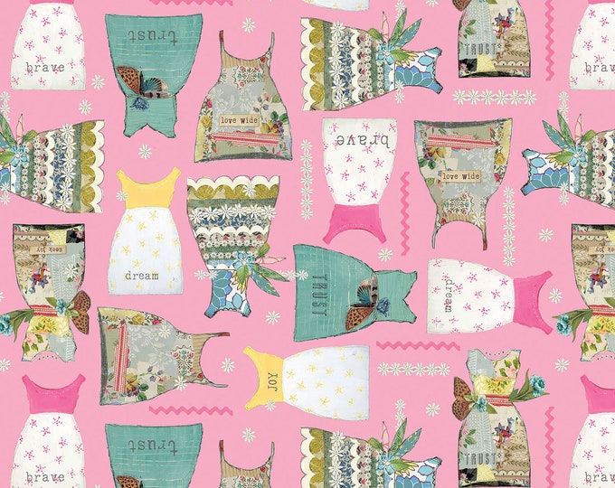 Inspired Heart Seek Joy Fabric // Benartex 13337-22 by the Half Yard