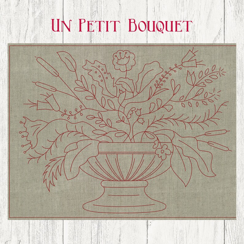 French General Embroidery Sampler Kits FG CF00 Moda Linen Etsy