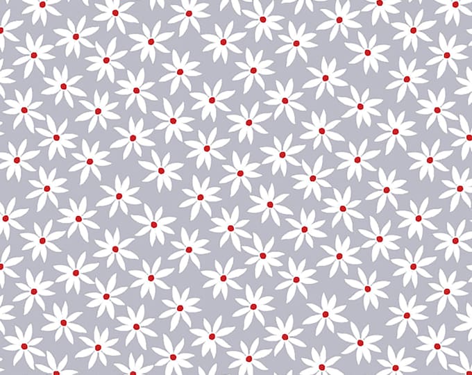 Cherry Twist Daisy Dot Fabric // Greta Lynn // Kanvas Studio 08407 01 by the Half Yard 