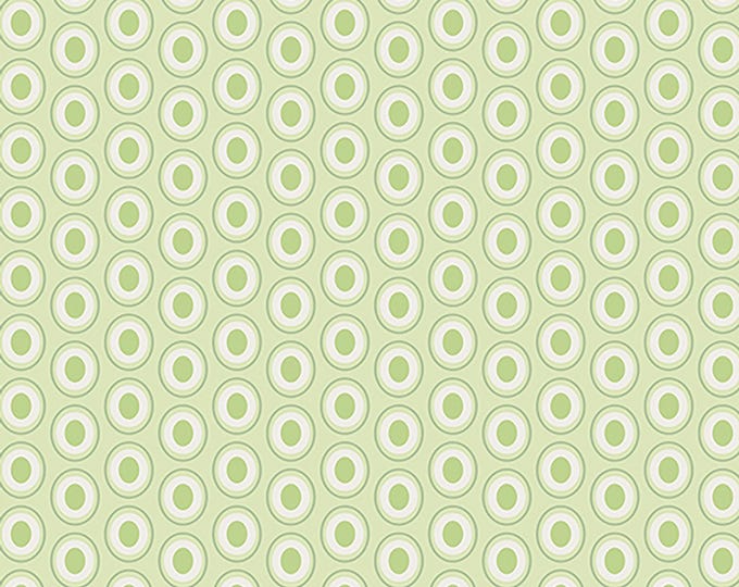 AGF Oval Elements Sugar Green Fabric // Art Gallery OE-934 by the Half Yard