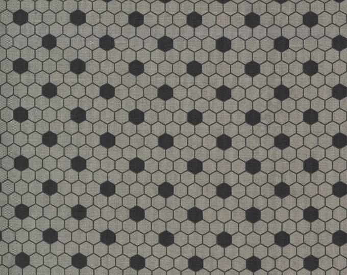 Boudoir Parlor Hexi Fabric // Moda 30655 14 London Fog by the Half Yard