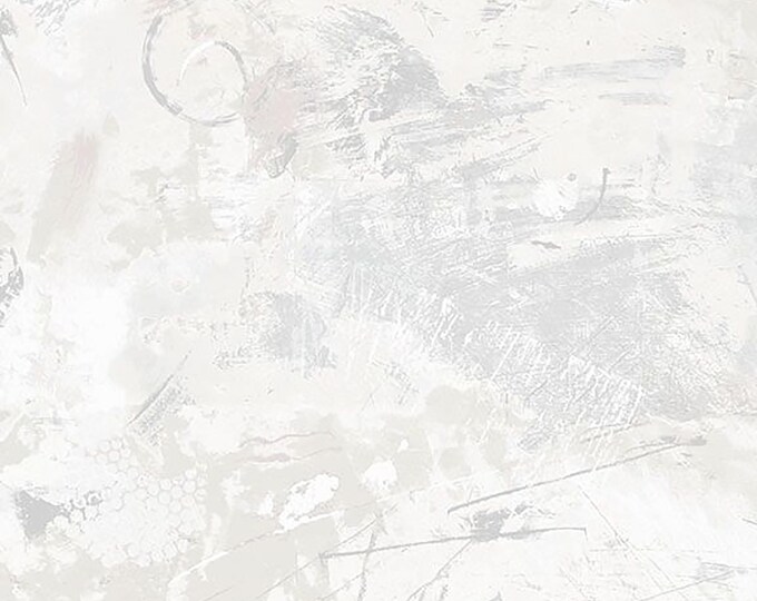 108" Premium Wide Quilt Back Paint Fabric // Marcus R360759D White by the Half Yard