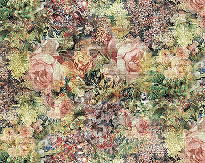 Tim Holtz Foundations Bouquet Fabric // FreeSpirit PWTH014.MULTI by the HALF YARD