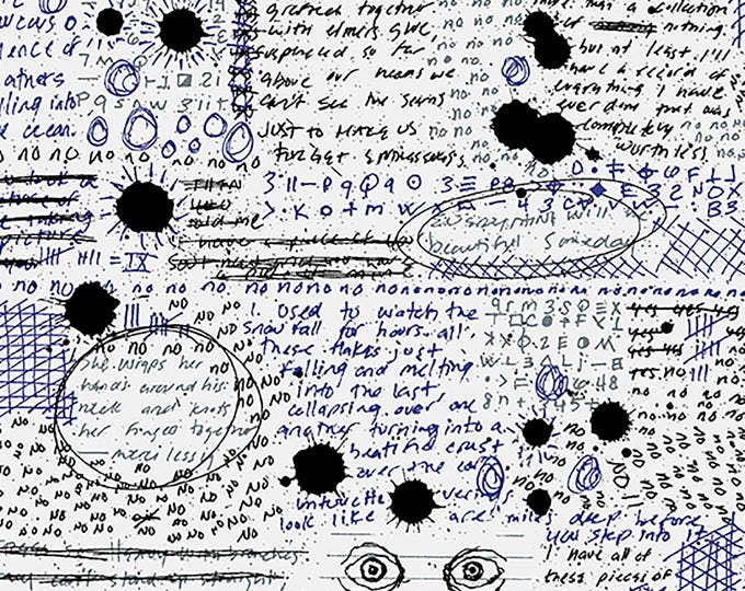 Fabric From the Basement Rant Fabric // Andover A-456-B by the Half Yard