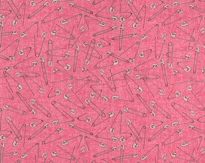 Mrs. Sew & Sew Safety Pins Fabric // Dan Morris // RJR Studios 0431 4 by the HALF YARD