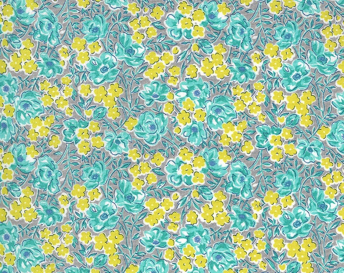 Flowers For Freya Garden Party Fabric Foggy // Moda 23332 12 by the Half Yard