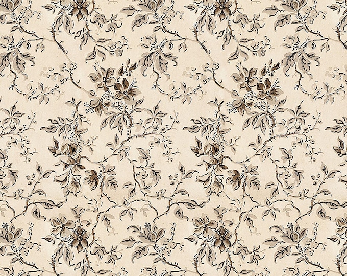 Tim Holtz NEUTRAL Palette Wallpaper Fabric // FreeSpirit PWTH257.NEUTRAL by the Half Yard