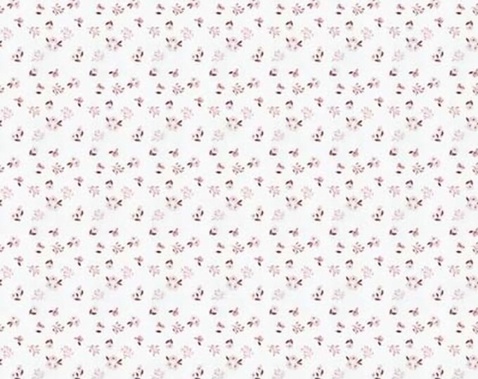 Crisp Petals Peony Alyssum Fabric // FreeSpirit PWNM006.8PEON by the Half Yard