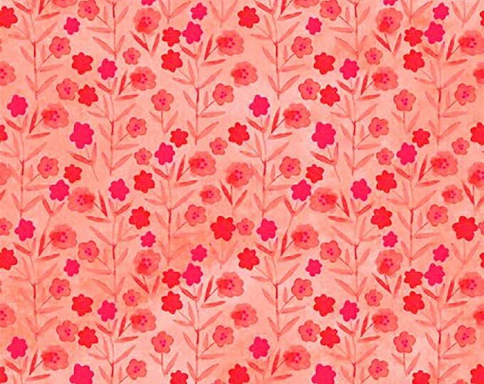 Floral Menagerie Watercolor Fabric Dasies // Posies // In The Beginning Fabrics by the Half Yard