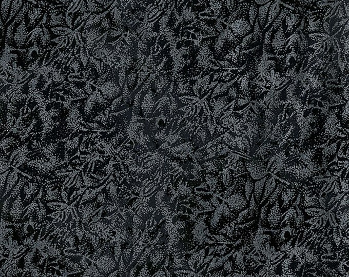 Fairy Frost Pearlized Fabric // Michael Miller CM376-BLK by the Half Yard