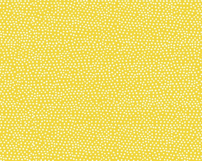 Buttercup Dots Fabric // Timeless Treasures C1130 by the Half Yard