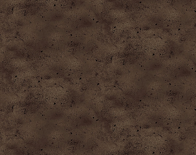 Happy Day Farm Texture Fabric // Clothworks Y3567-16 Dark Brown by the Half Yard