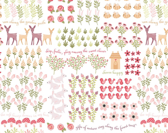 Kaisley Rose Sophia Fabric // Poppie Cotton KR20500 by the Half Yard