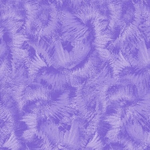 Flower Power Texture Fabric // Clothworks Y3057-27 Purple by the HALF YARD