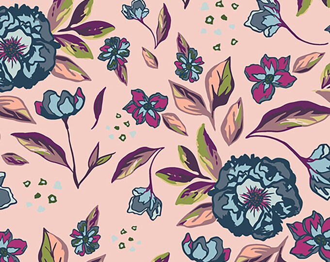 AGF Mystical Land Enchanted Flora Fabric // Art Gallery MSL-13960 by the Half Yard