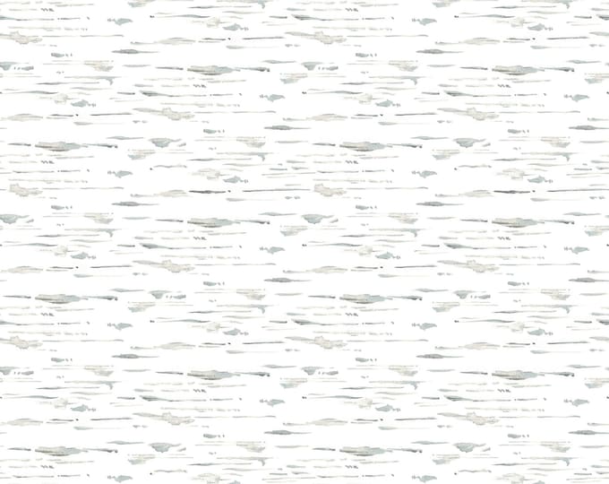 Winter Whites Birch Texture Fabric // Studio E SEF7224-09 by the Half Yard
