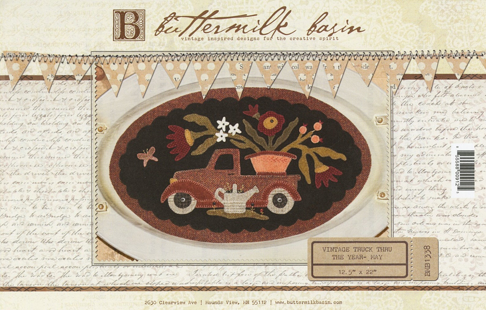 Buttermilk Basin Vintage Truck Patterns Thru the Year BMB 1327 Etsy